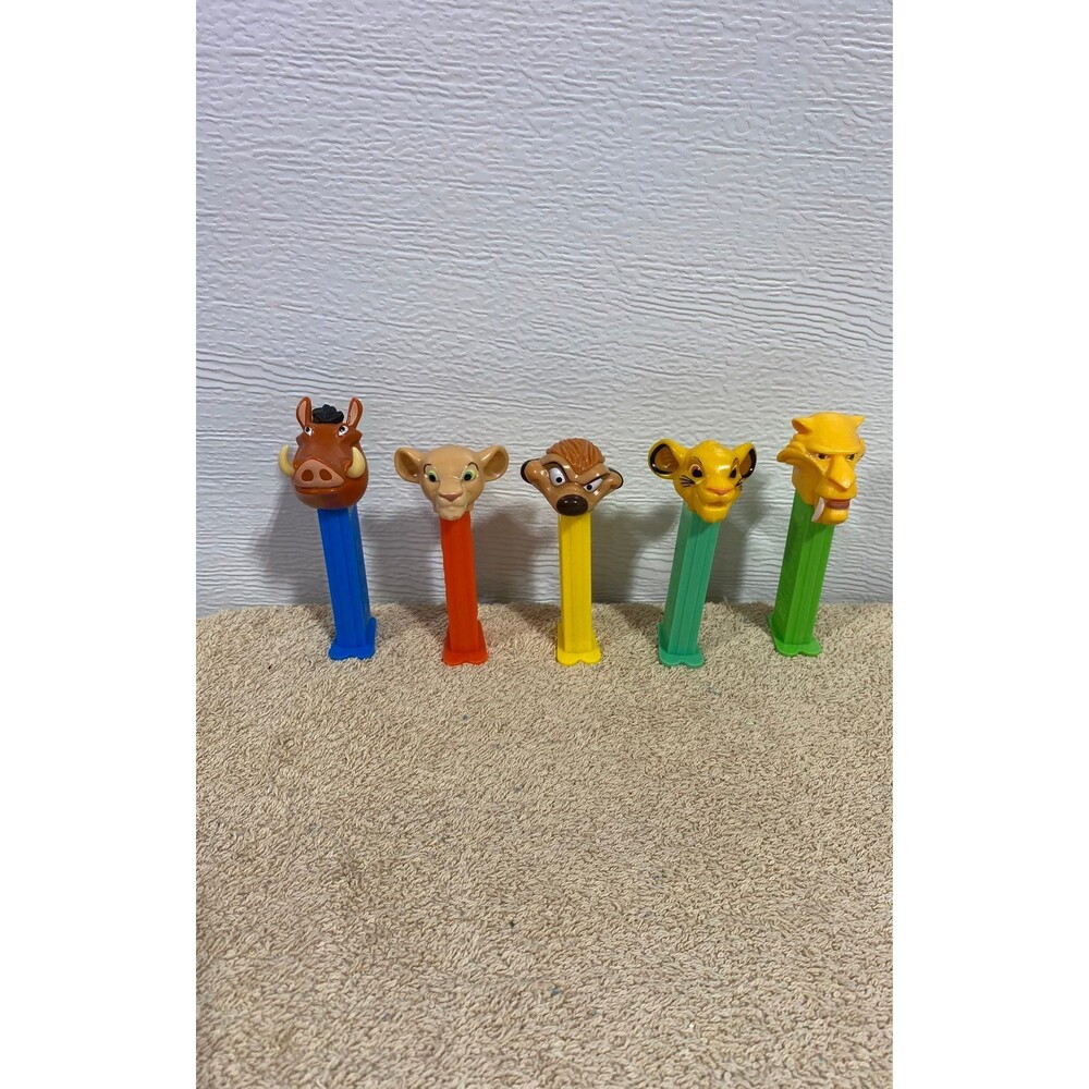 Lot of 5 Lion King Pez Dispensers
